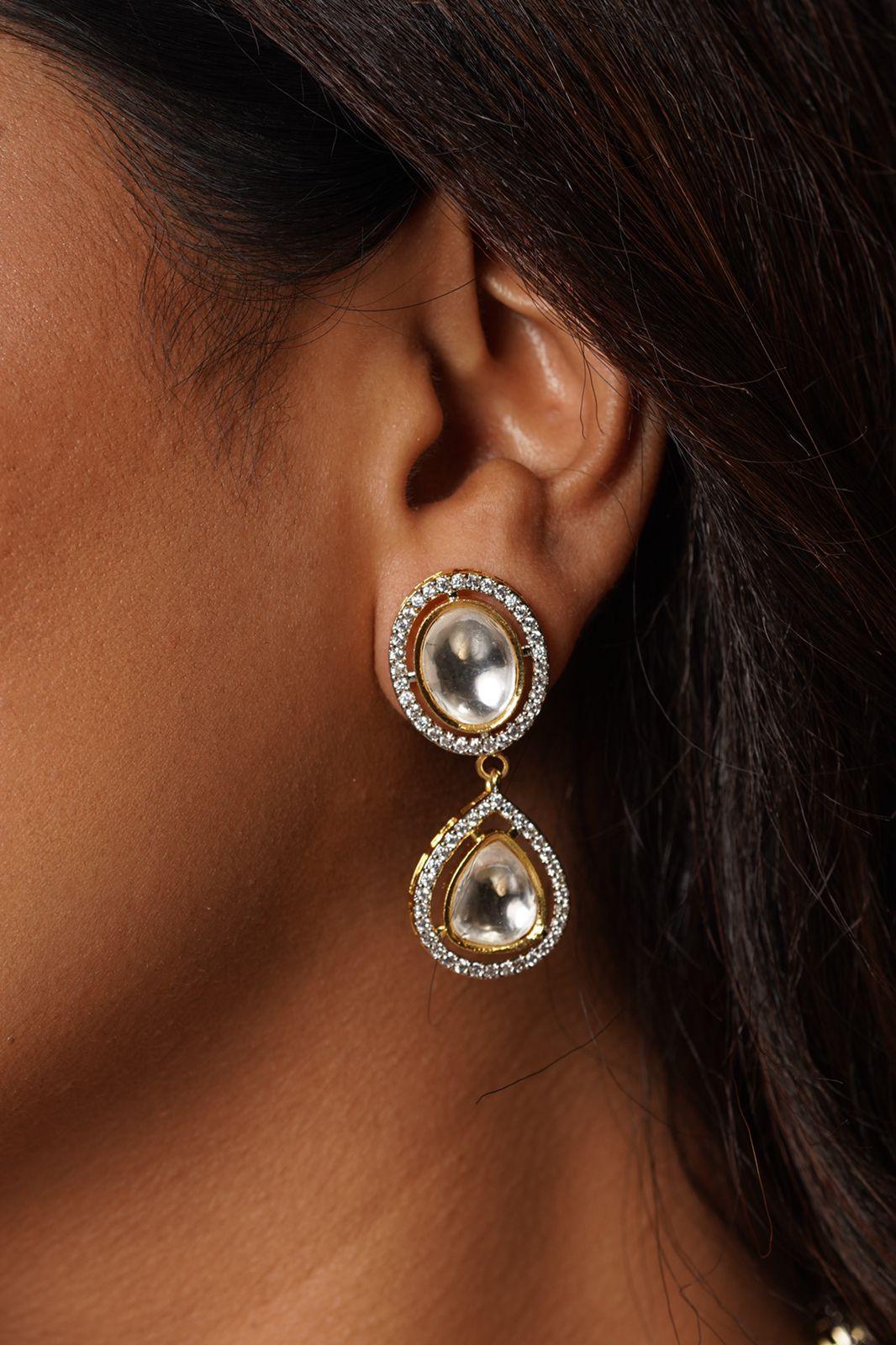 Basic Uncut Diamond Polki Necklace - Attrangi
