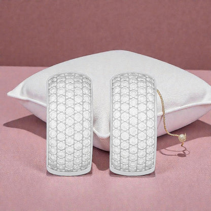 Silver Plated Luxe Sparkle Ear Studs