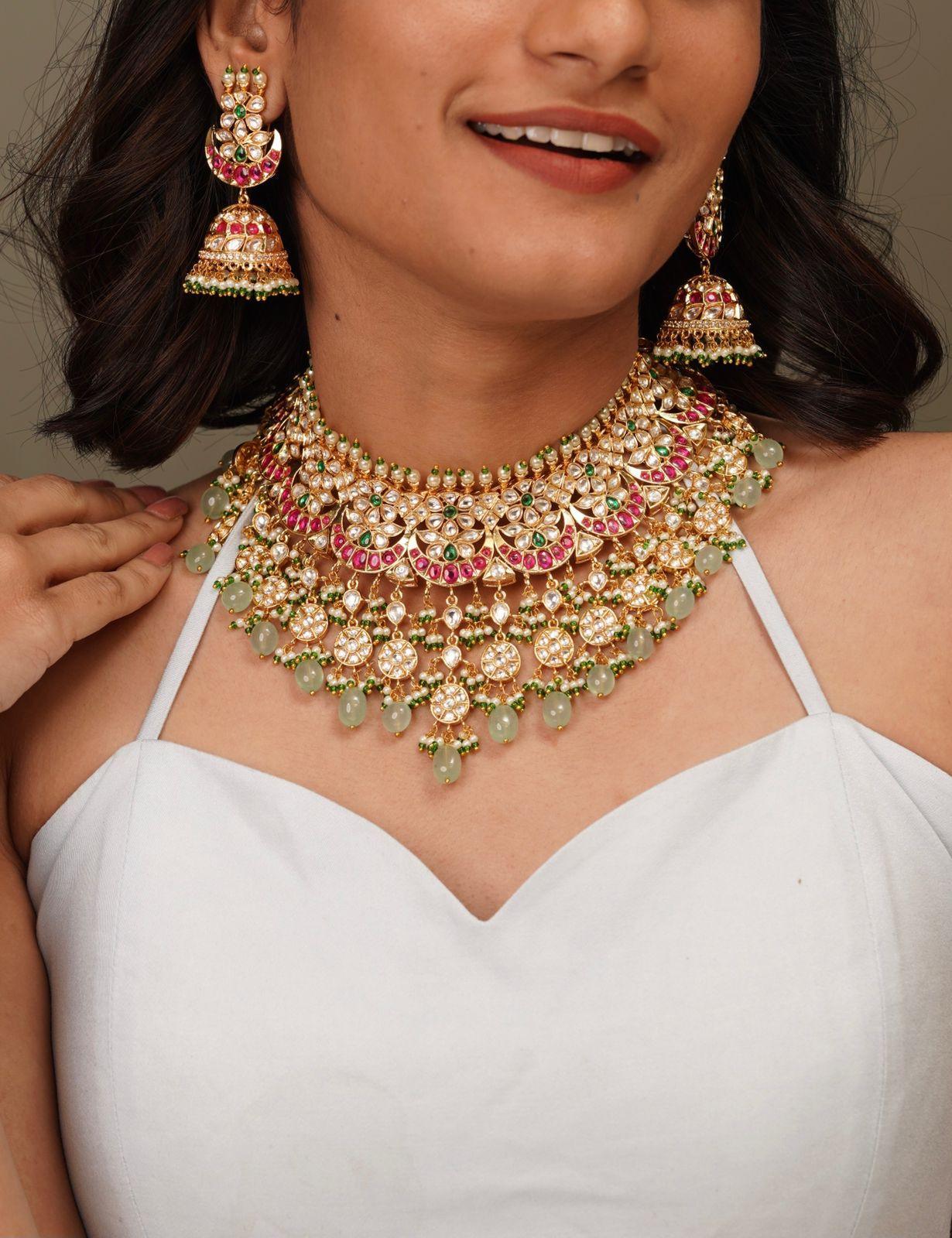 Bhakti Polki Heavy Set - Attrangi