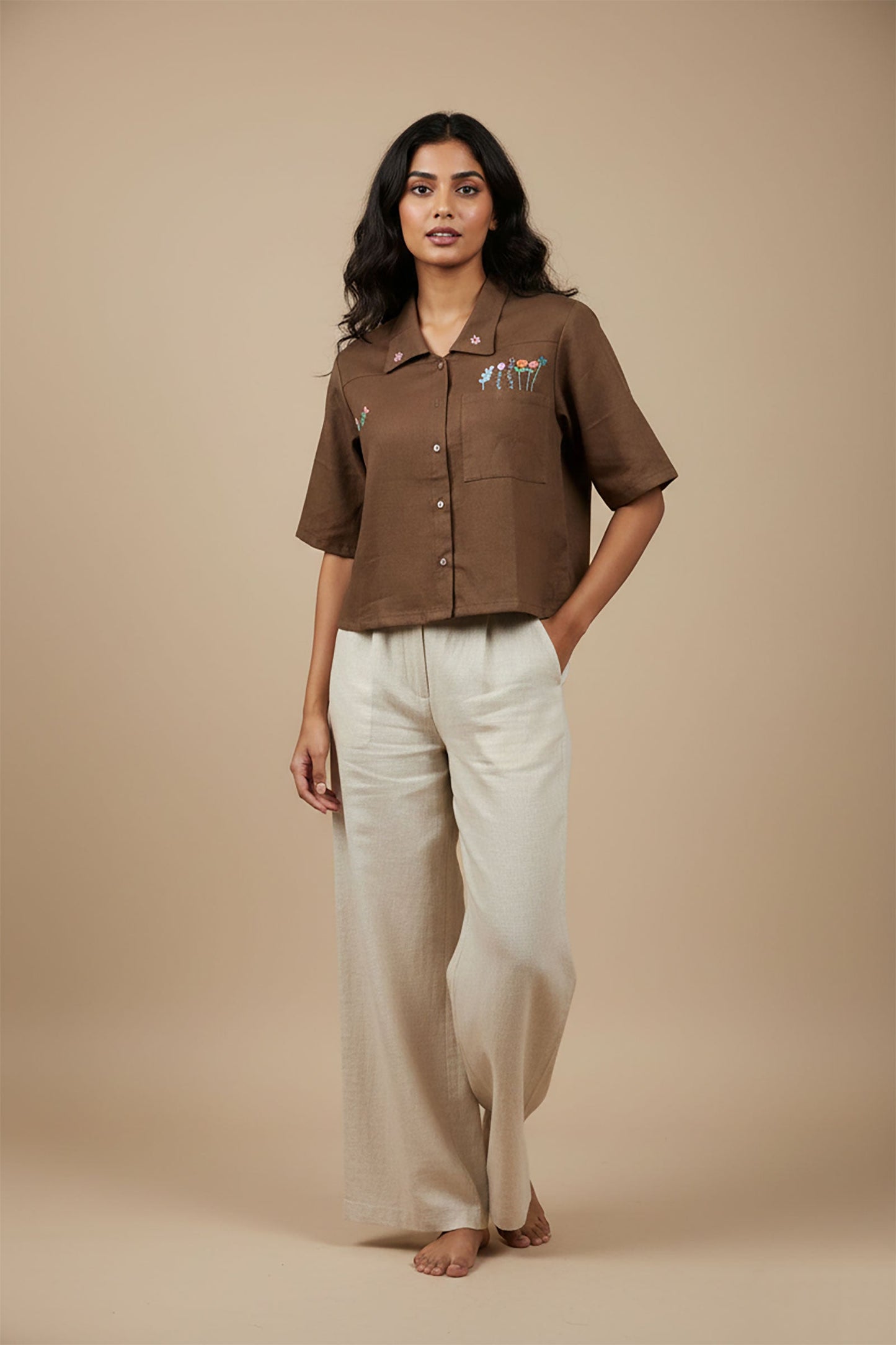 Meadow Brown Bloom Shirt