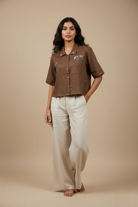 Meadow Brown Bloom Shirt