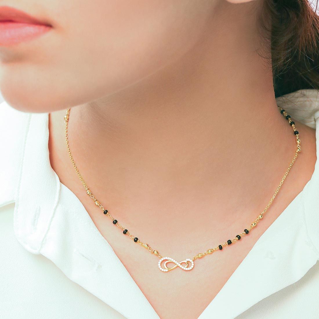 Shimmering Charisma Gold Plated 925 Sterling Silver Mangalsutra