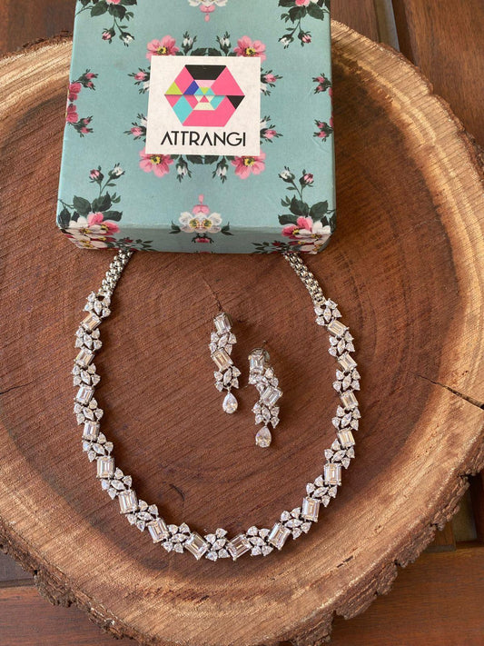Catherine Diamond Necklace - Attrangi