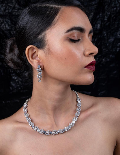 Catherine Diamond Necklace - Attrangi