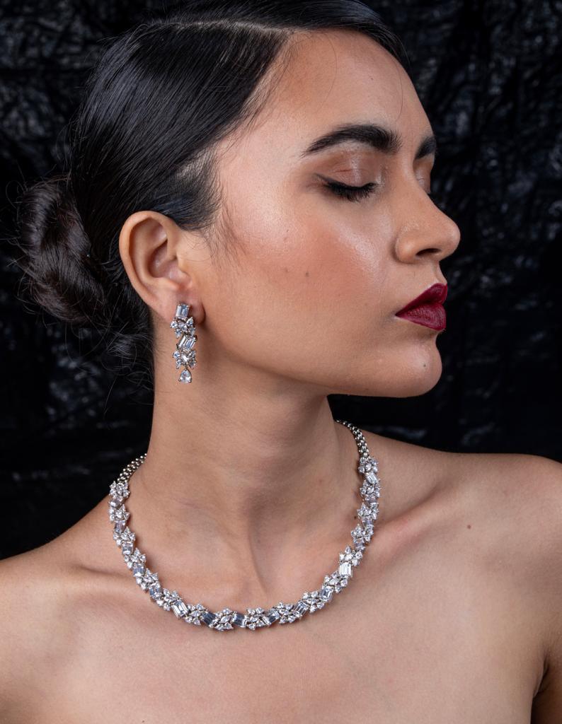 Catherine Diamond Necklace - Attrangi