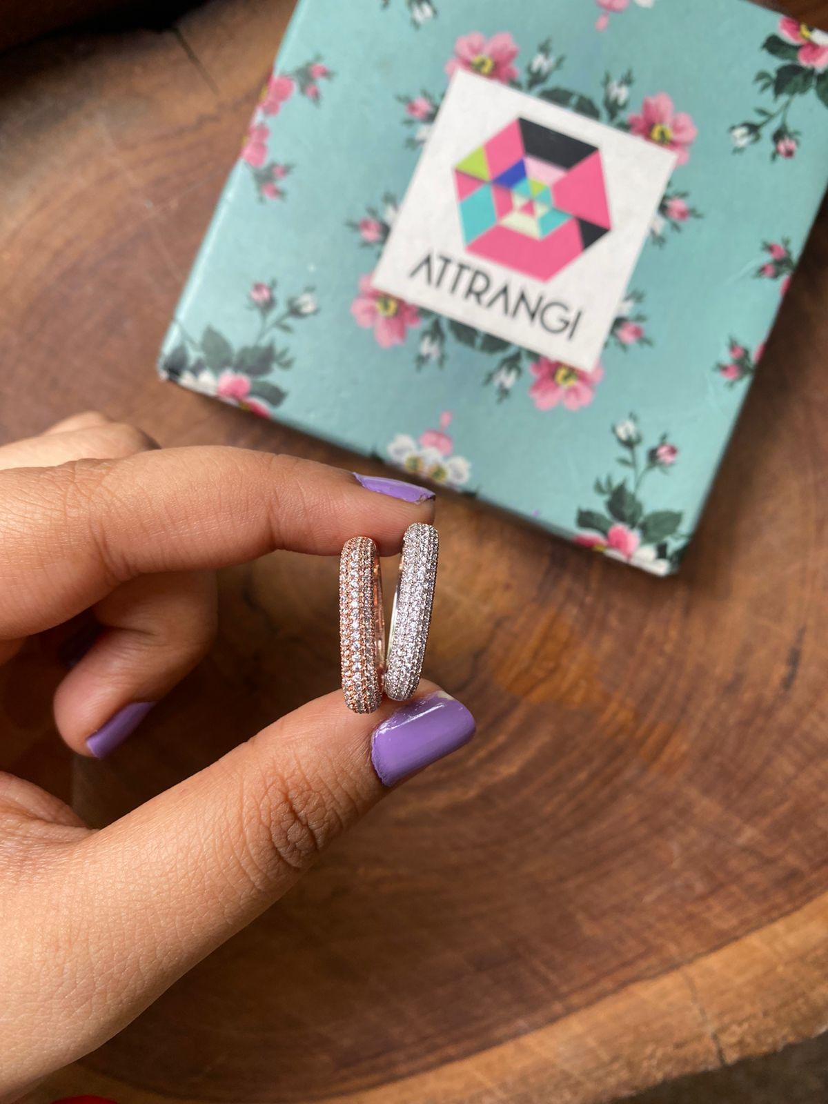 Clustered Band Daily Wear Ring - Attrangi