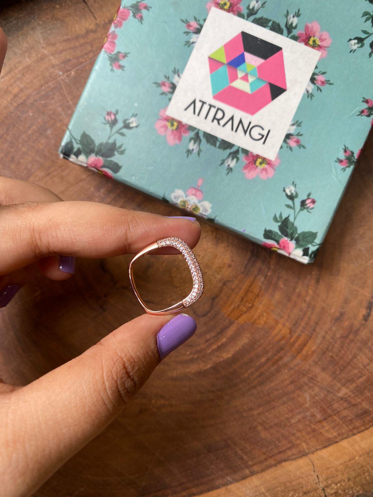 Clustered Band Daily Wear Ring - Attrangi