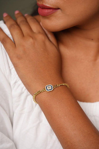 Coloured Illusion Setting Daily wear Bracelet - Attrangi