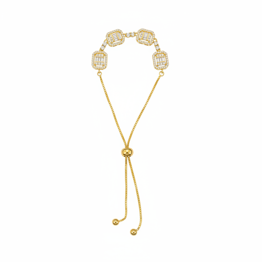 CZ Bracelet - White Background