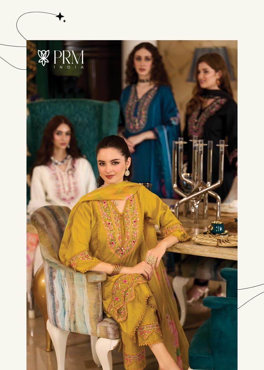 Mustard Yellow Roman Silk A Line Kurti With Cotton Laning For Women