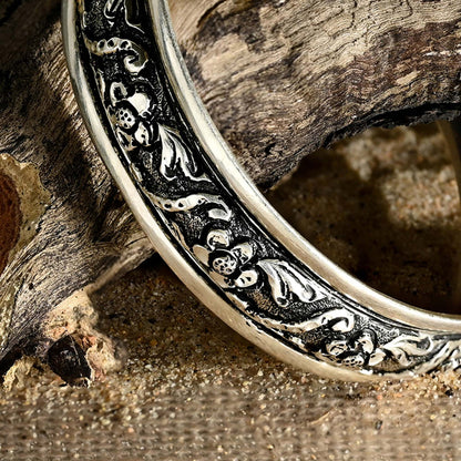 Petal-Embellished Kada