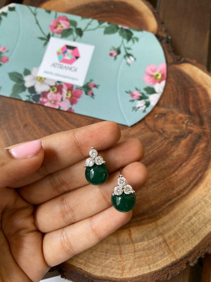 Diamond Bud Small Studs - Attrangi