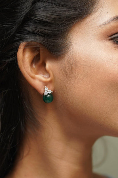 Diamond Bud Small Studs - Attrangi