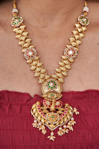 Dilbar Sone Pe Suhaga Long Set with Jhumkas | Sone Pe Suhaga Collection - Attrangi