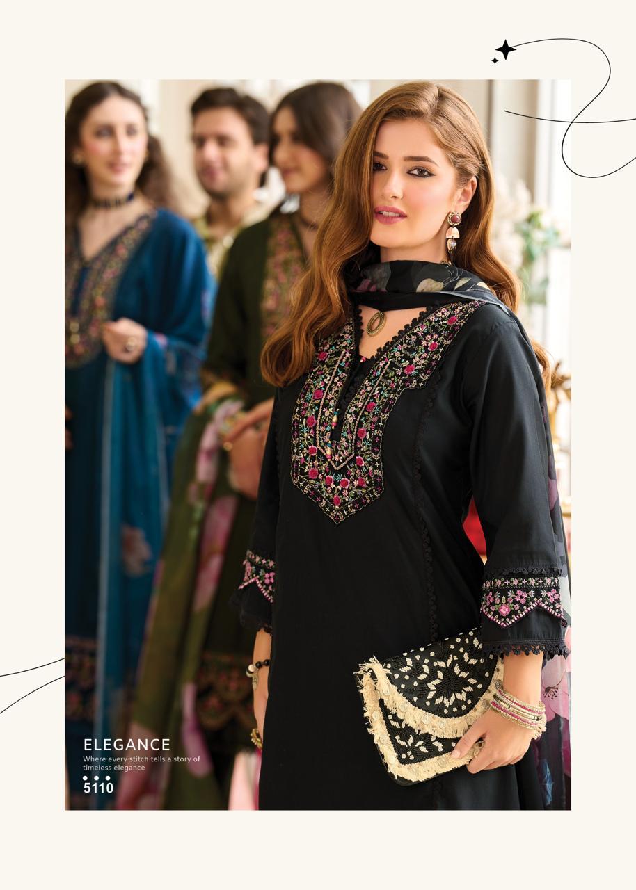 Black Roman Silk A Line Kurti With Cotton Laning For Women