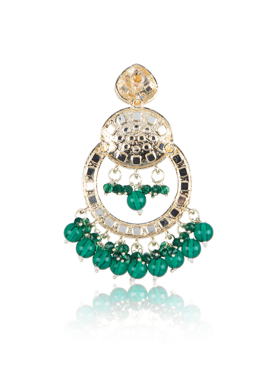 Priyaasi Gold Plated Kundan Drop Earrings