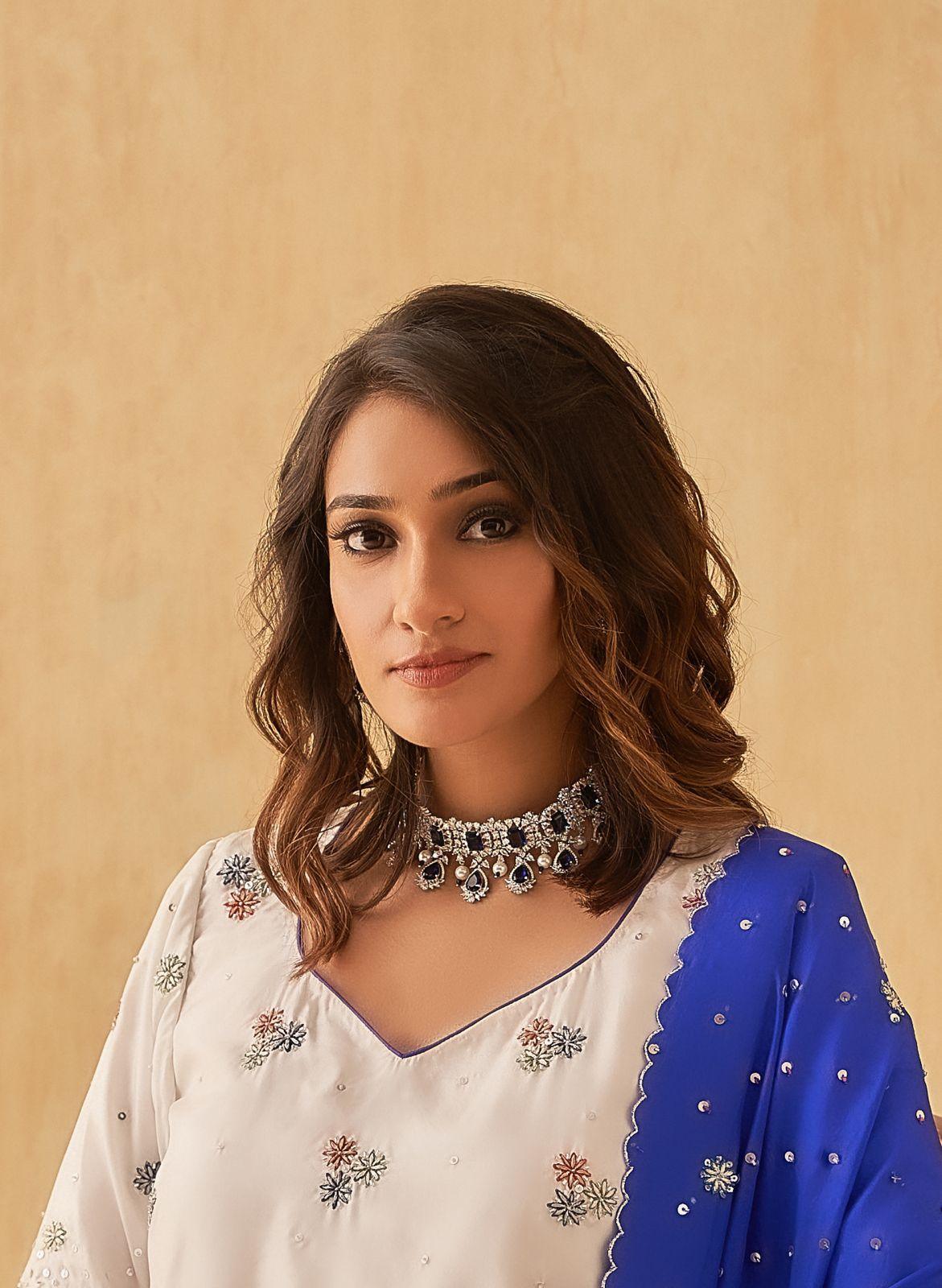 Evelyn Coloured Drop Diamond Set with Pearls - Attrangi