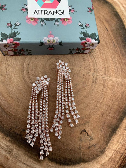 Flawless Diamond Danglers - Attrangi