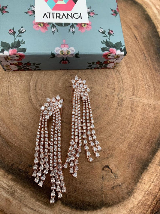 Flawless Diamond Danglers - Attrangi