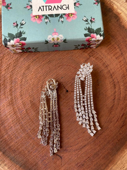 Flawless Diamond Danglers - Attrangi
