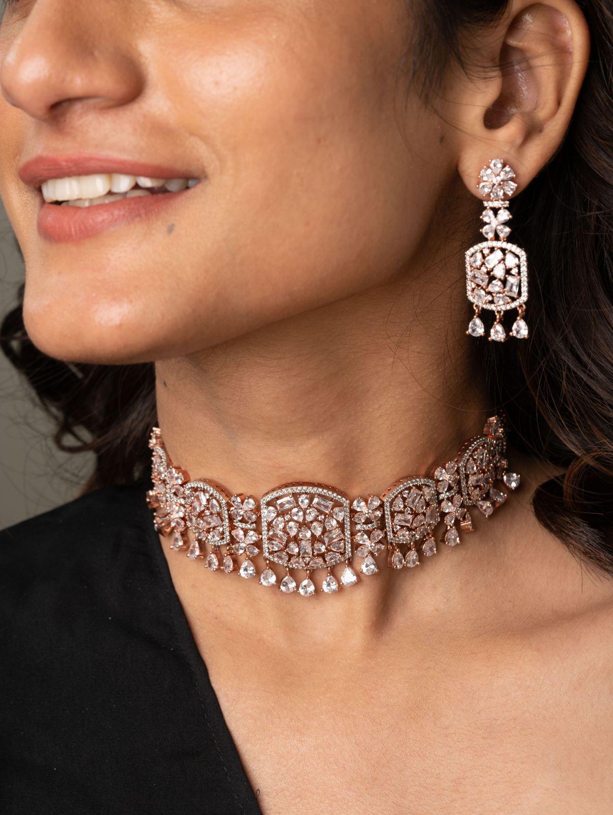 Gabriella Choker Set - Attrangi