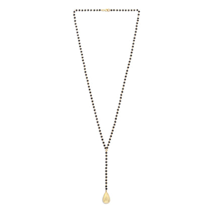 Golden Drop Silver Mangalsutra