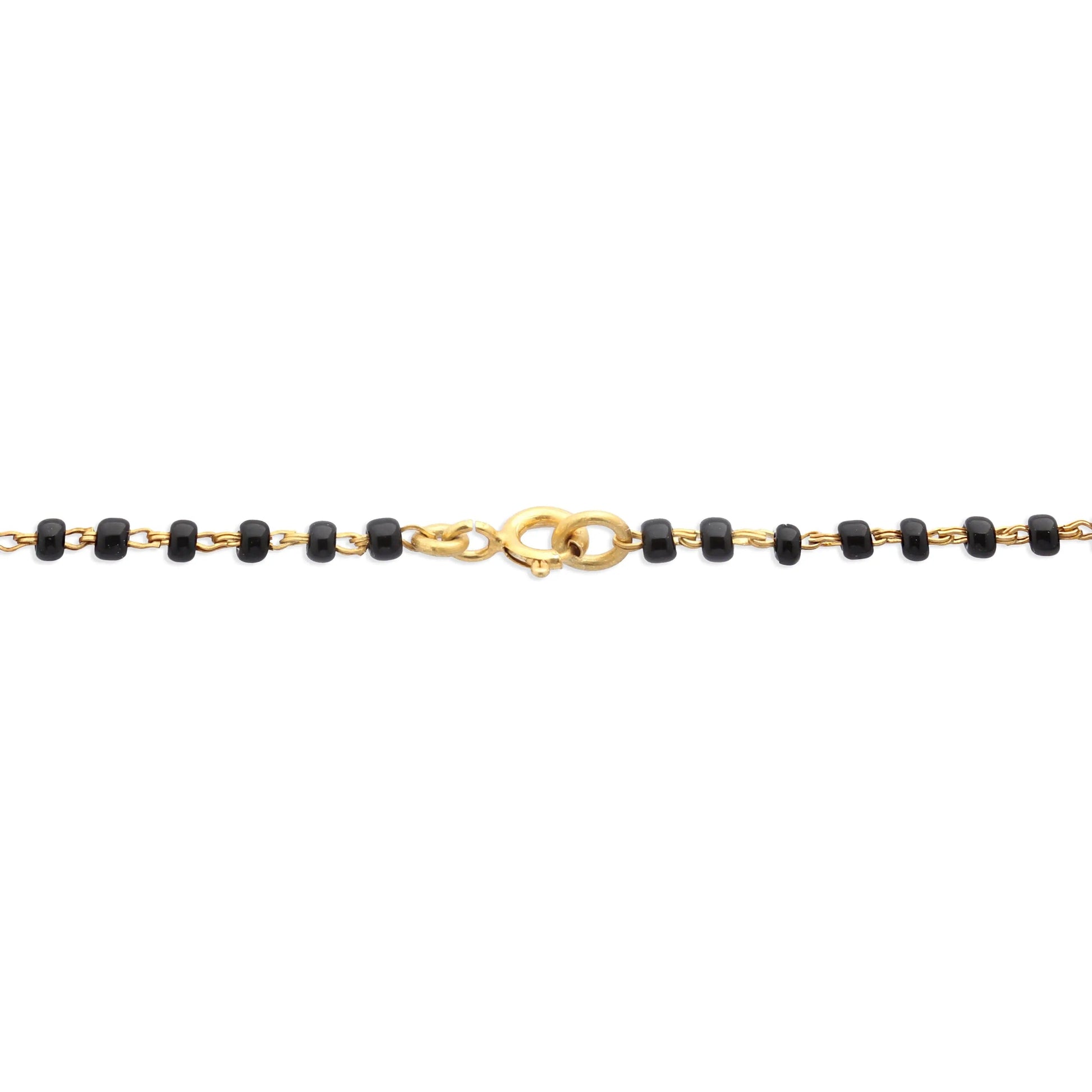 Golden Drop Silver Mangalsutra