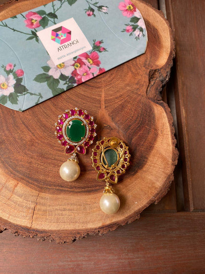 Gulistan Indian Pearl Earrings - Attrangi
