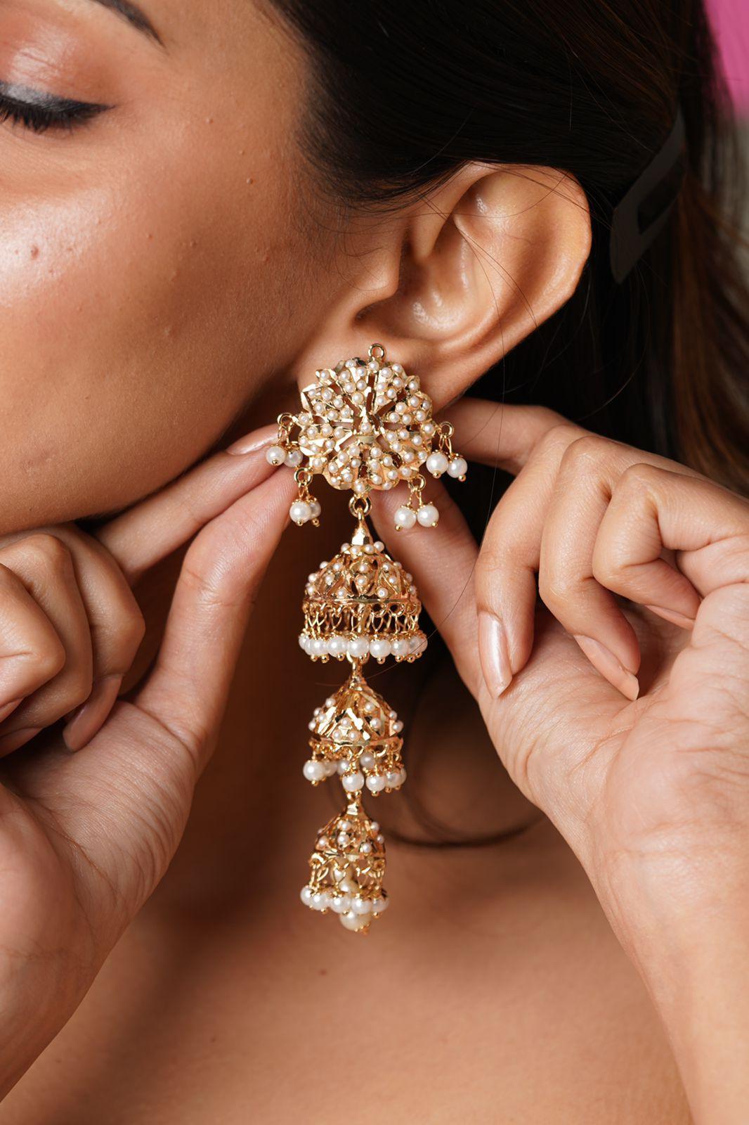 Haseena Tri Drop Jhumka - Attrangi