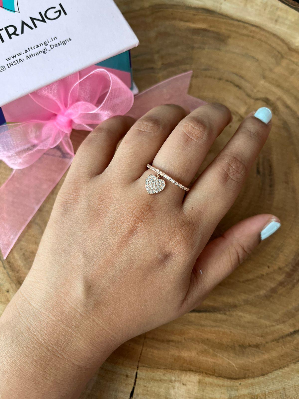 Heart Out Ring - Attrangi