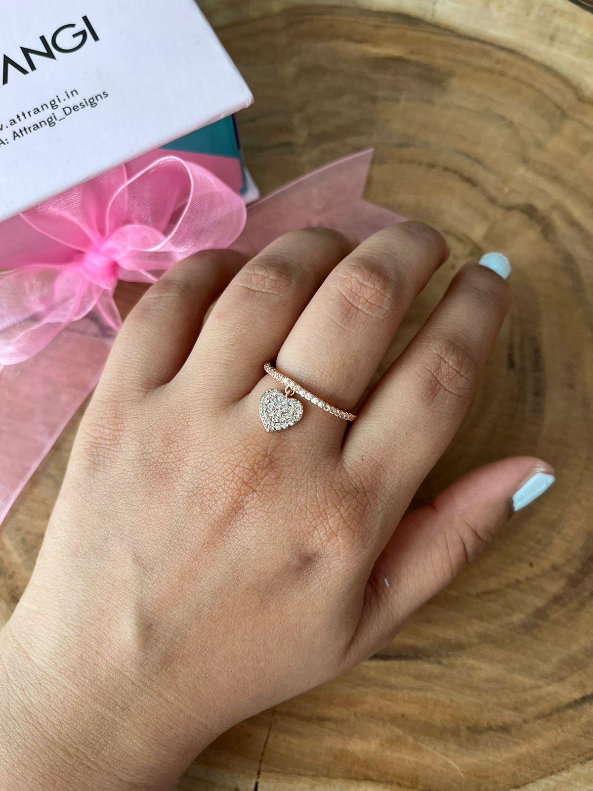 Heart Out Ring - Attrangi