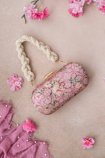 AMYRA - Elora Capsule Clutch - Pink