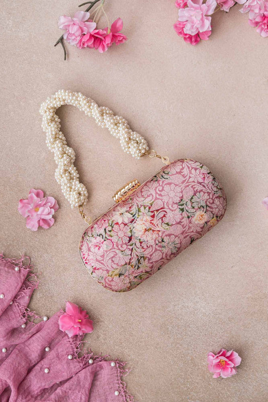 AMYRA - Elora Capsule Clutch - Pink