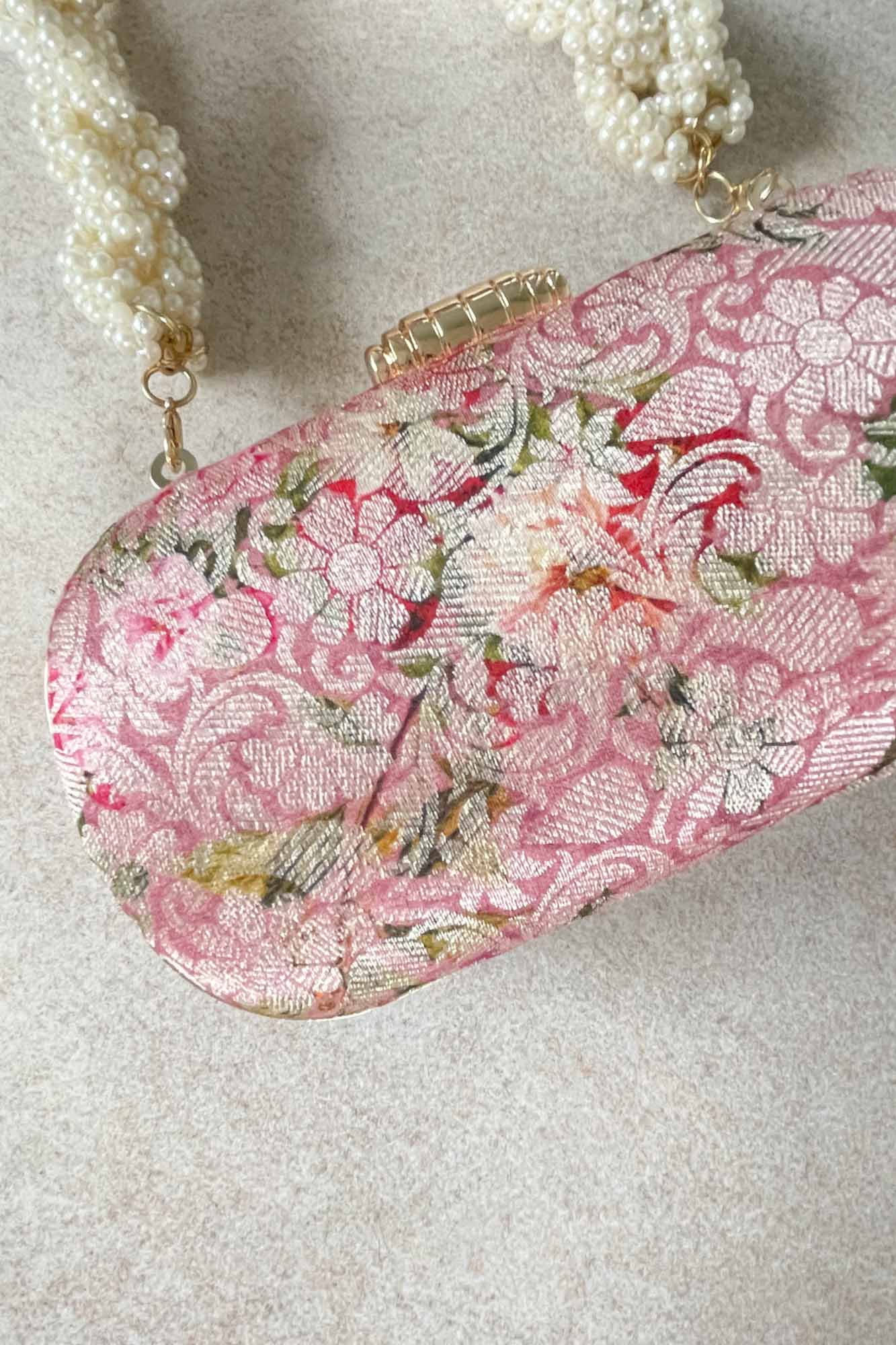 AMYRA - Elora Capsule Clutch - Pink