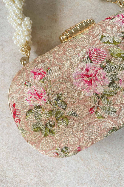 AMYRA - Elora Capsule Clutch - Old Rose