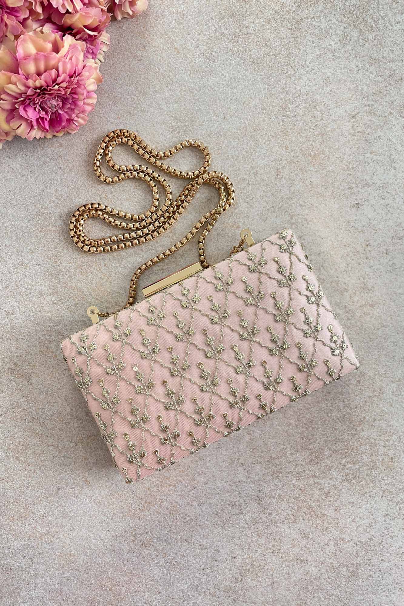 AMYRA - Anya Box Clutch Blush