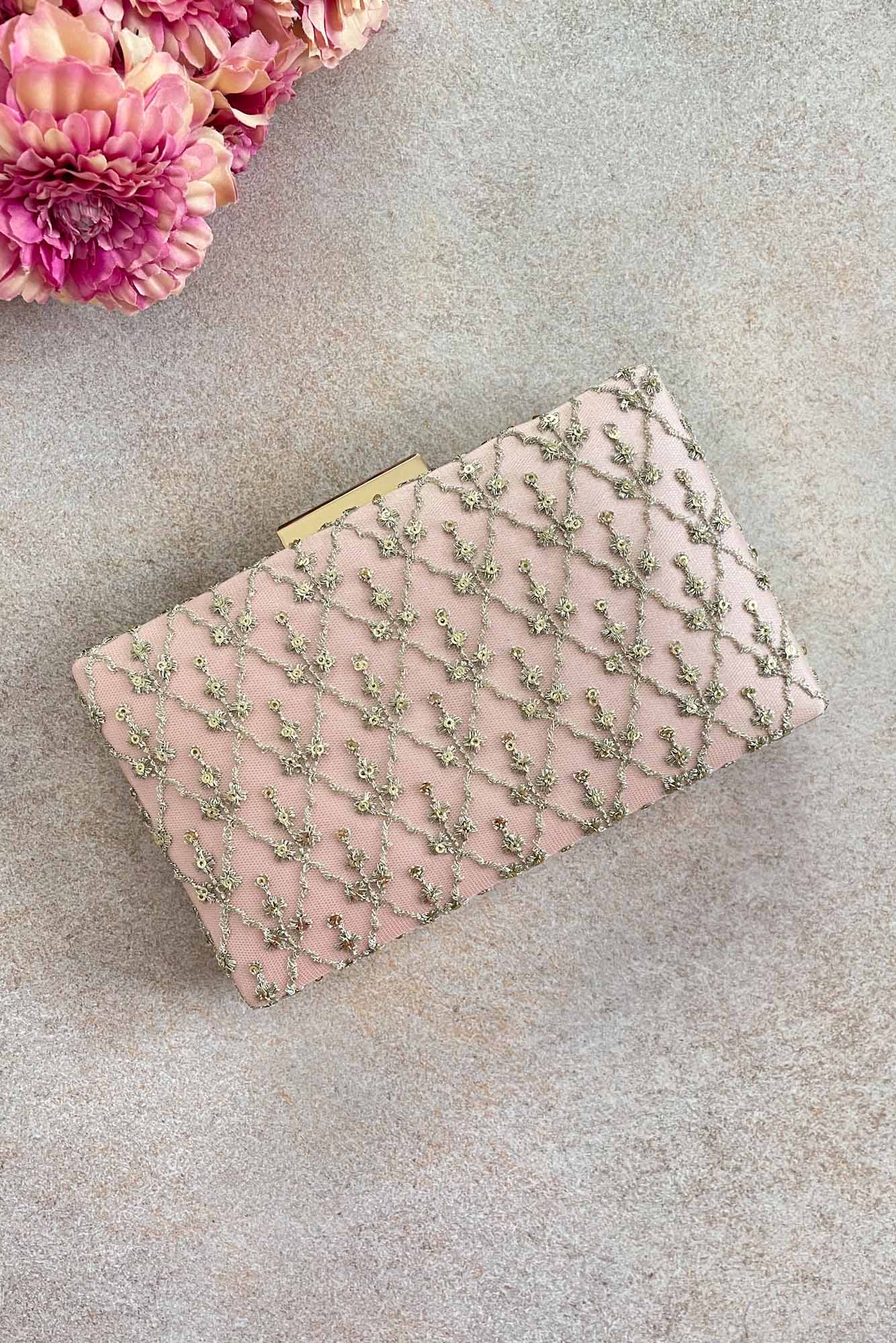 AMYRA - Anya Box Clutch Blush