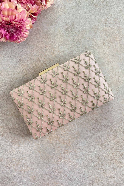 AMYRA - Anya Box Clutch Blush