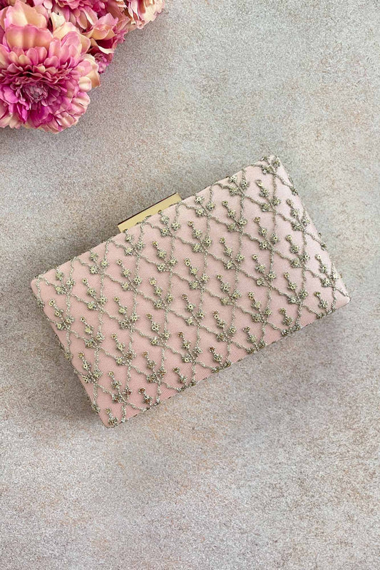 AMYRA - Anya Box Clutch Blush