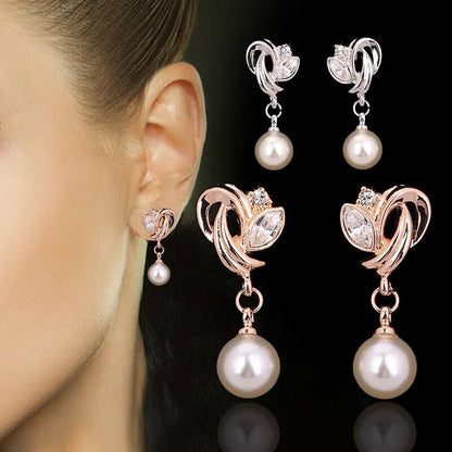 Chic Pearl Statement Drop Earrings