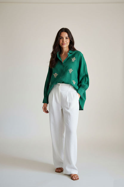 Jade Bloom Shirt