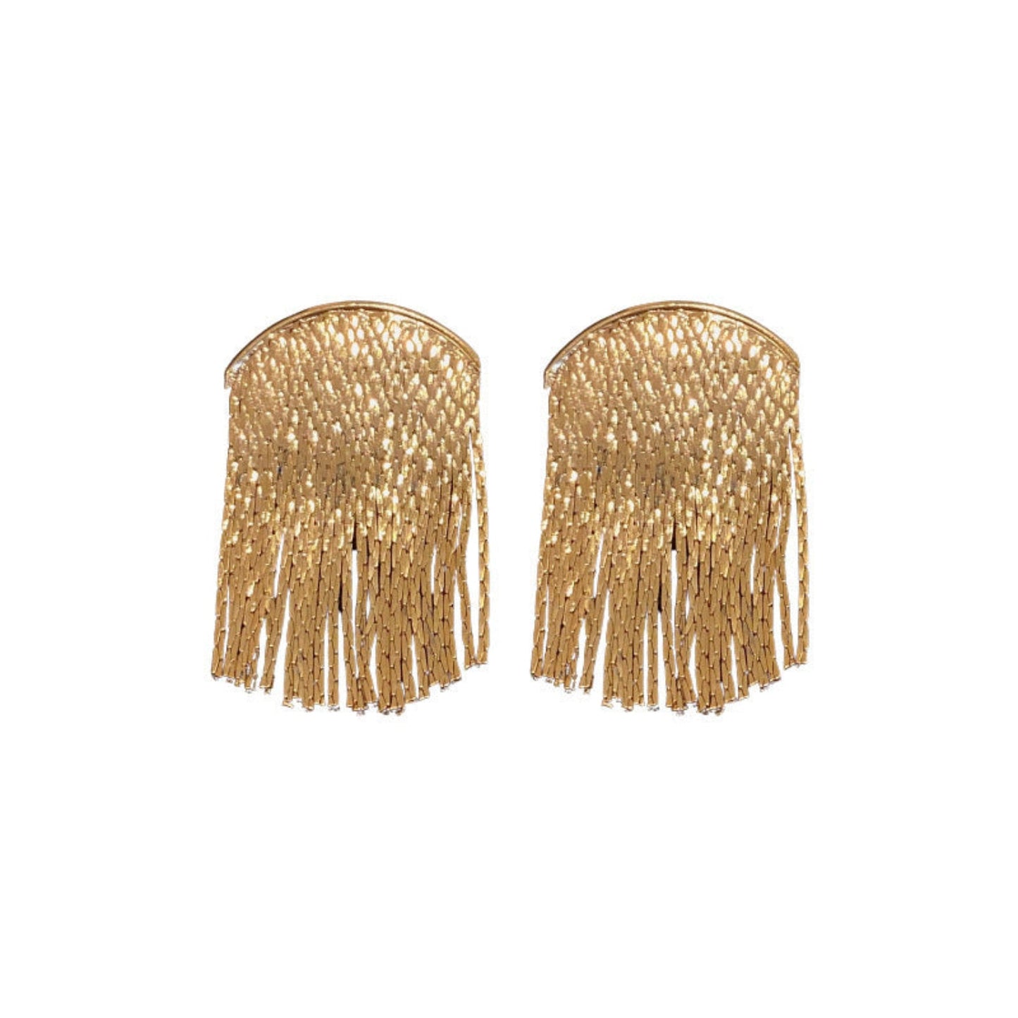 Gleaming Gold Pin Earrings JLT11332