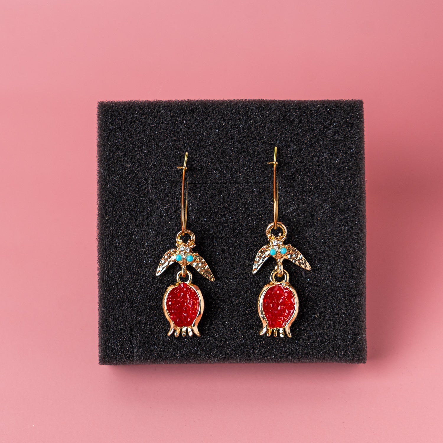 Pommelette Ruby Drop Earrings JLT11577