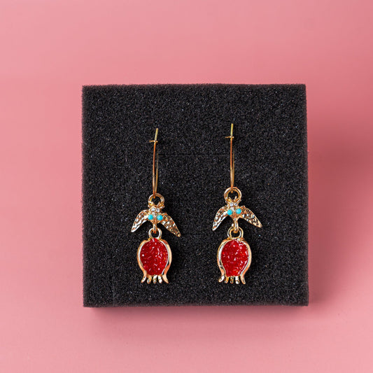 Pommelette Ruby Drop Earrings JLT11577