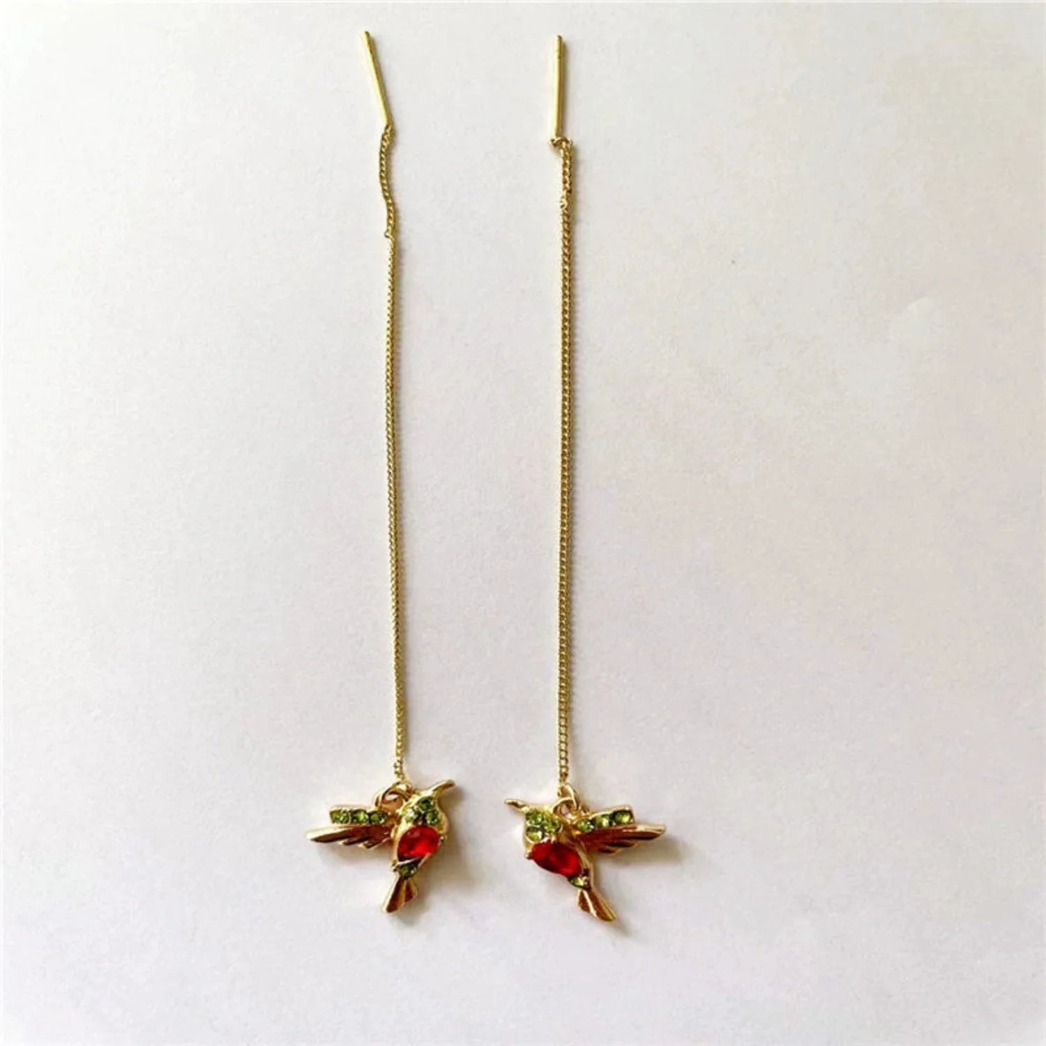 Hummingbird Gold Threader Earrings JLT13649