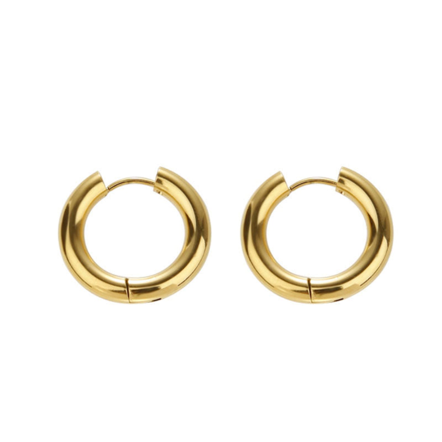 Classic Gold Hoop Earrings JLT11678