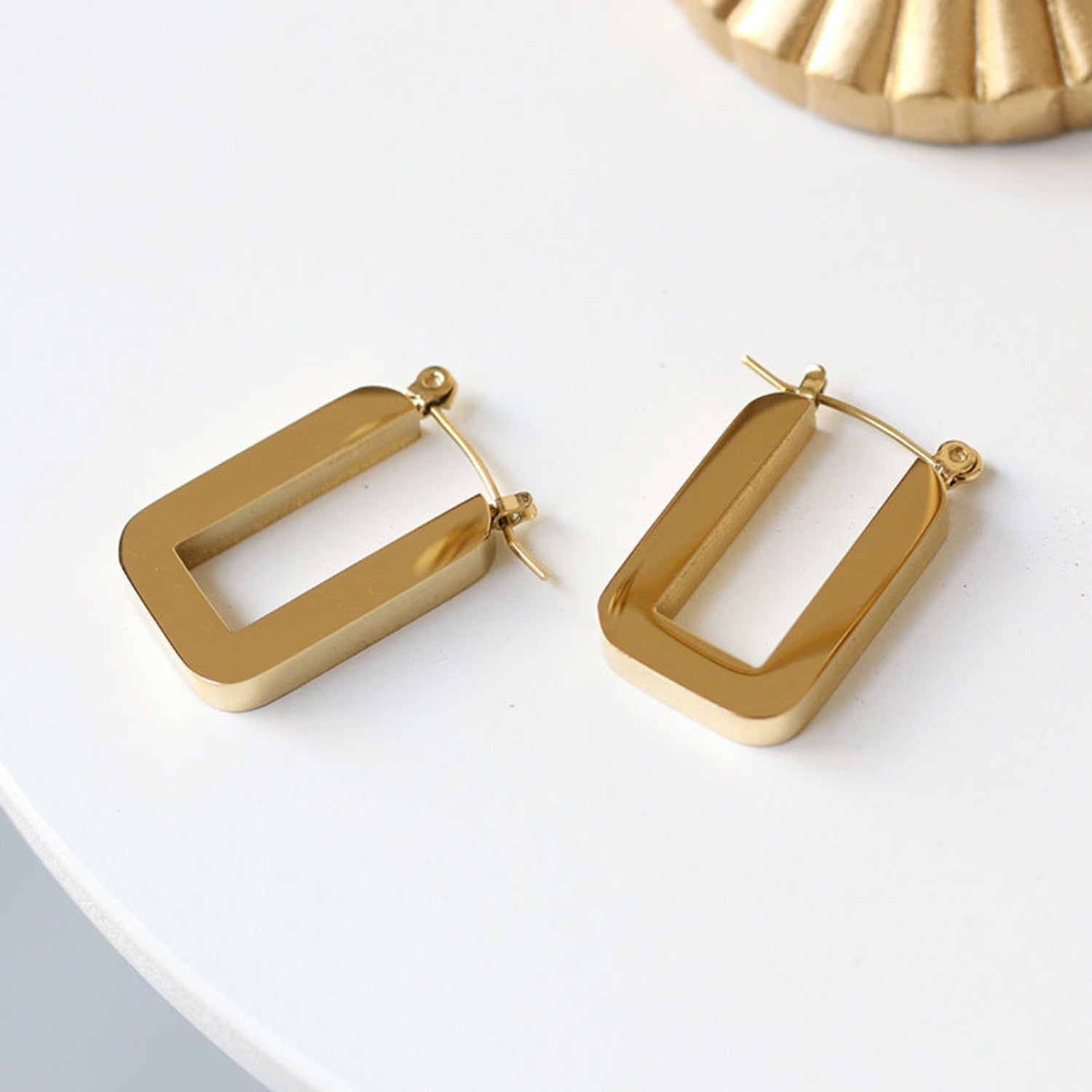 Geometric Square Hoop Earrings JLT11680