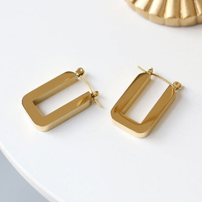 Geometric Square Hoop Earrings JLT11680