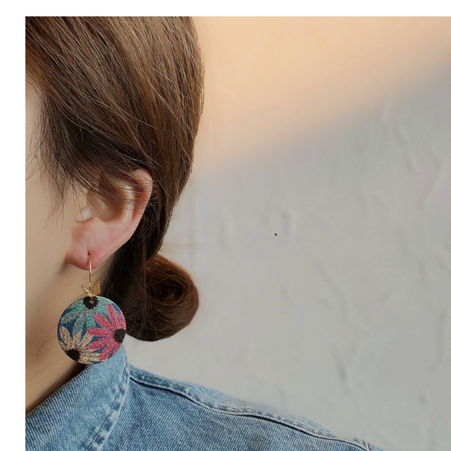Glinting Flora Drop Earrings JLT12206