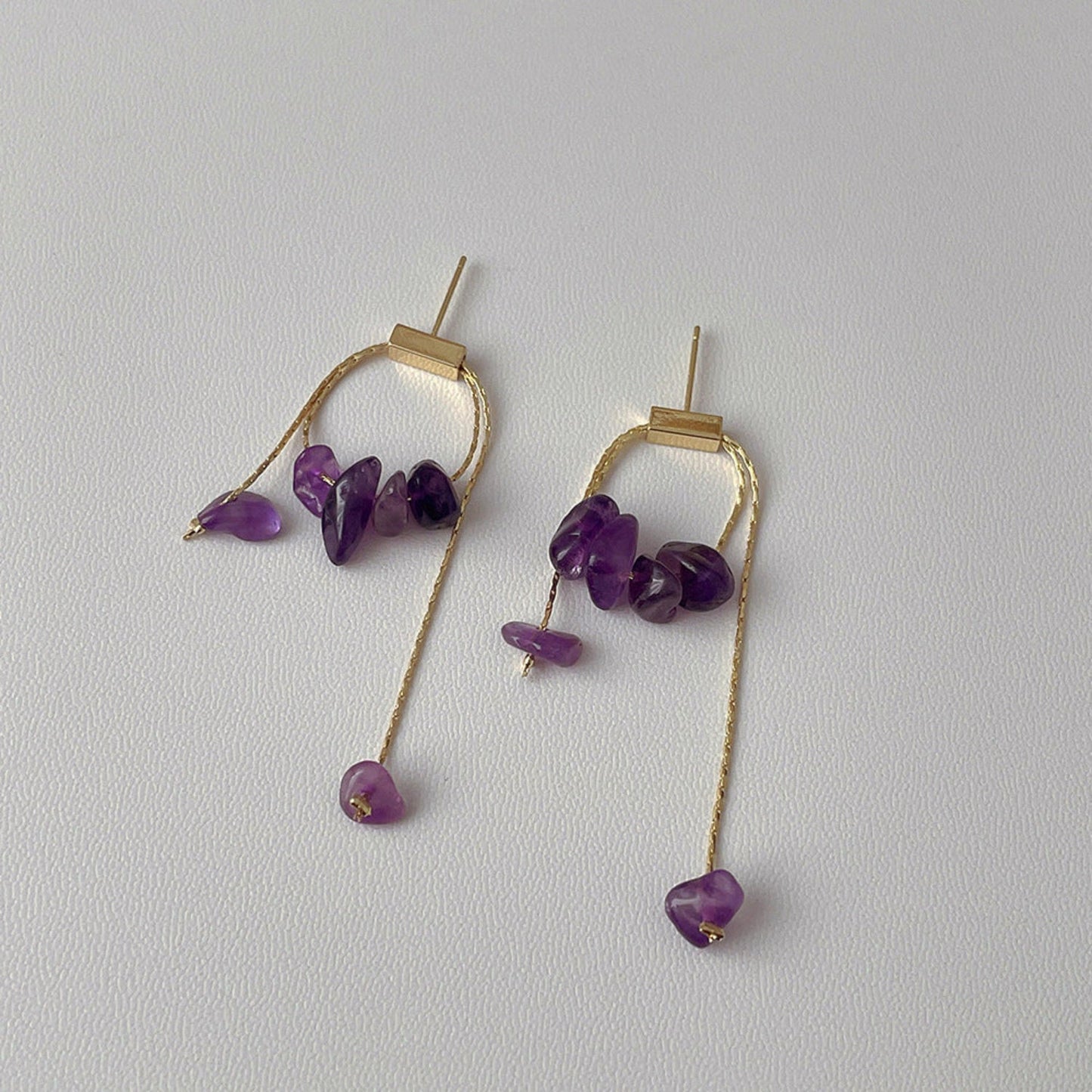 Ice Quartz Pin Earrings JLT12227